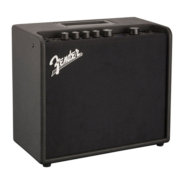 Fender Mustang LT25 user manual