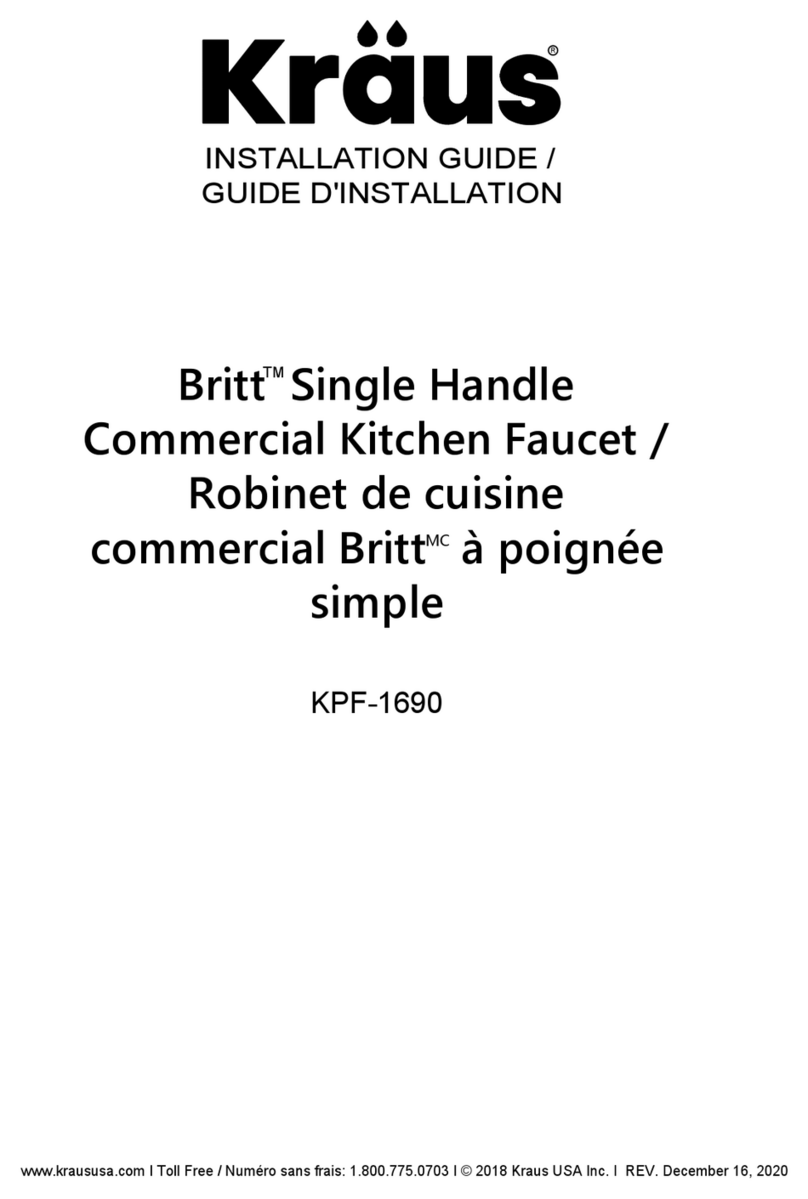 Kraus Britt KPF-1690-KSD-53SFACB User manual