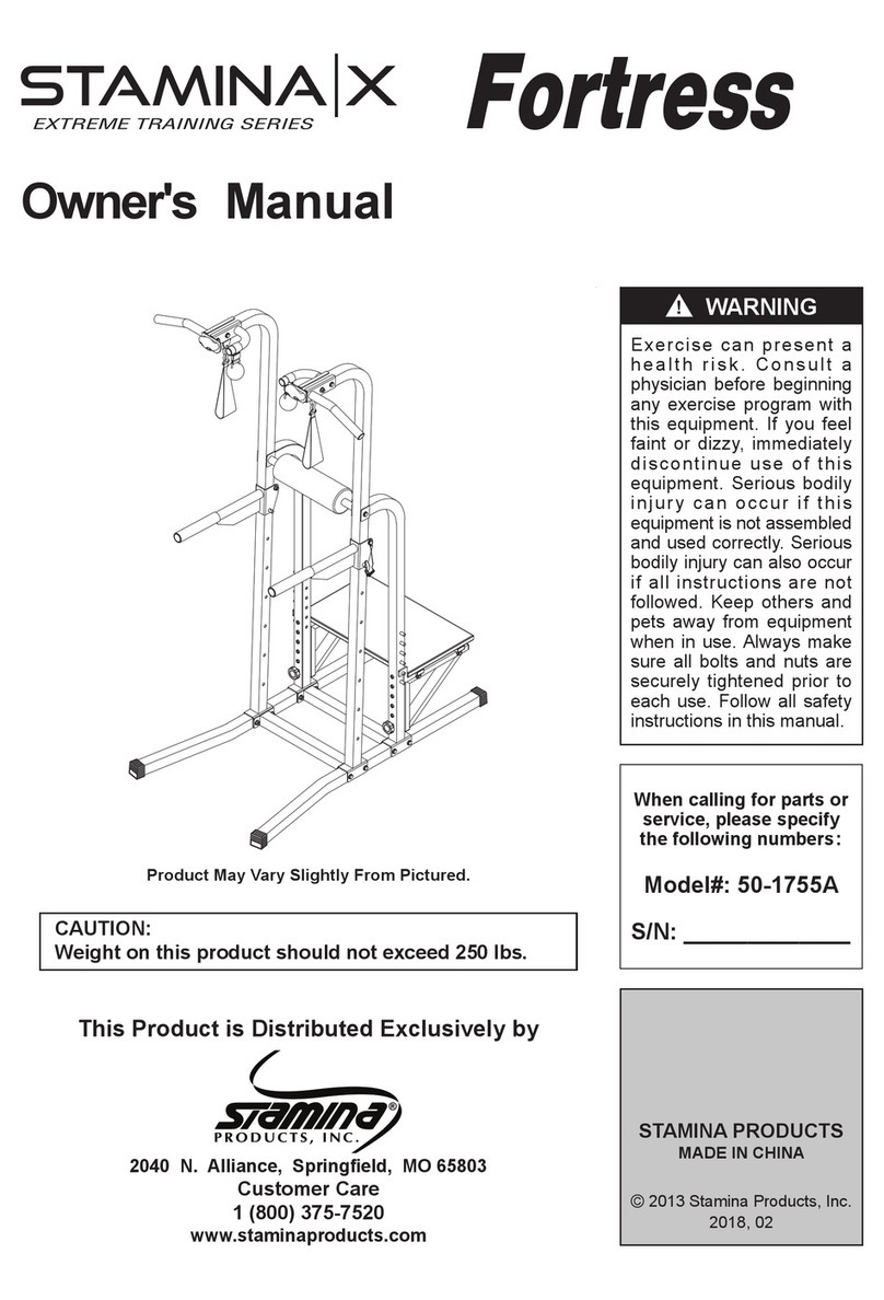 Stamina Fortress 50-1755A owner's manual