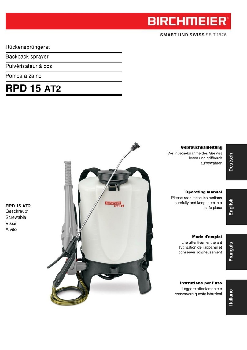 Birchmeier RPD 15 AT2 operating manual