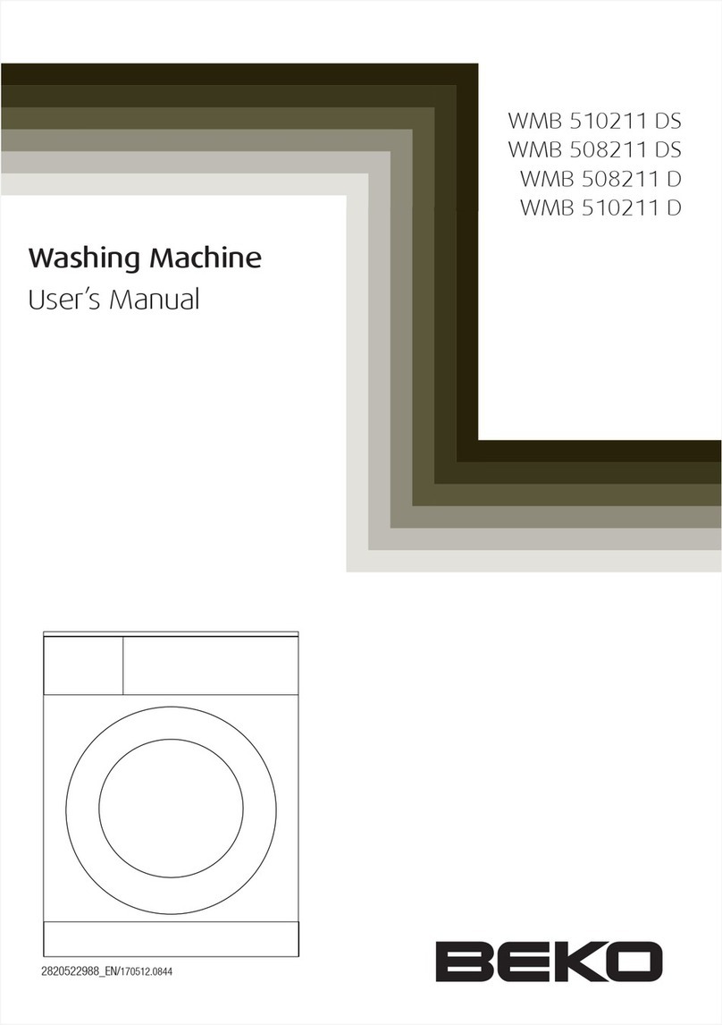 Beko WMB 510211 DS User manual