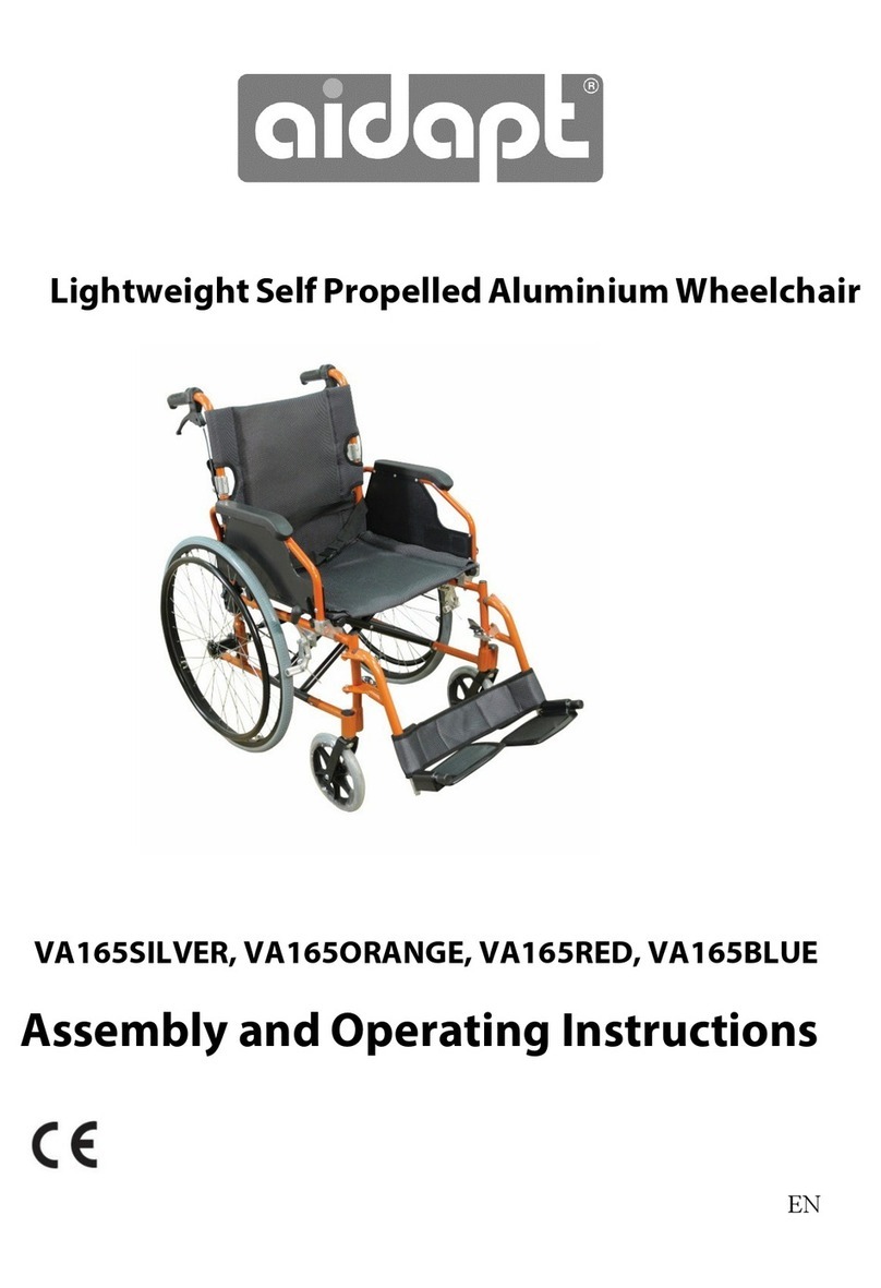 aidapt VA165SILVER User manual