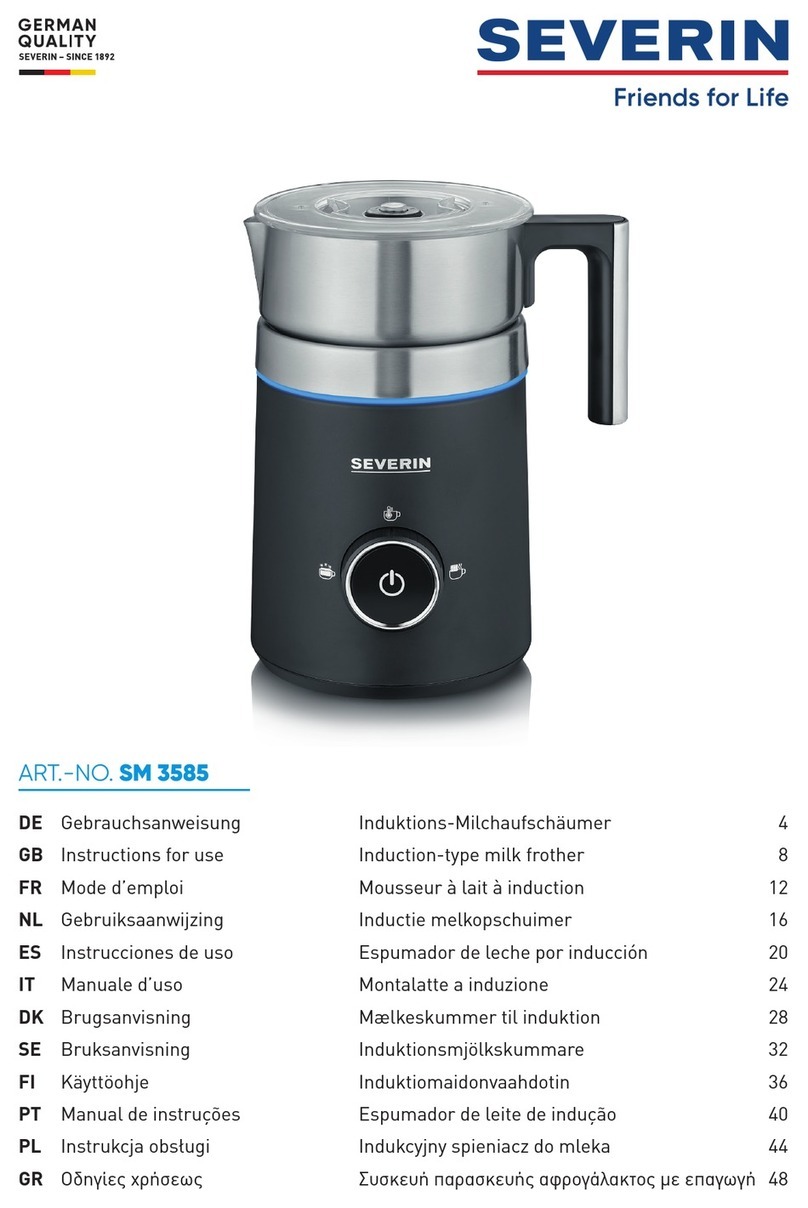 SEVERIN Spuma 500 User manual