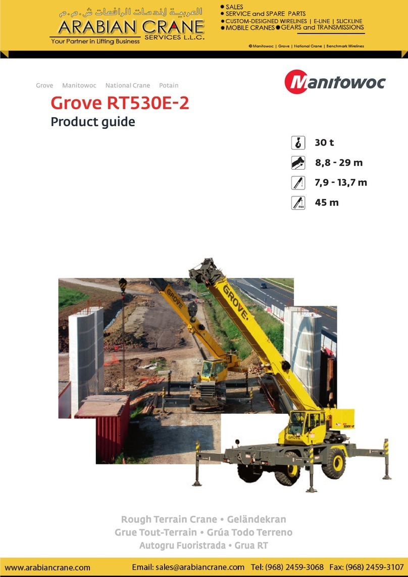 Manitowoc Grove RT530E-2 User manual