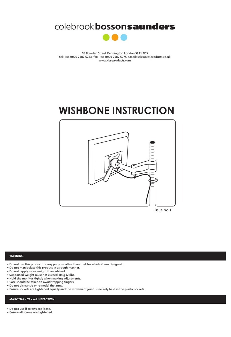 Colebrook Bosson Saunders WISHBONE User manual
