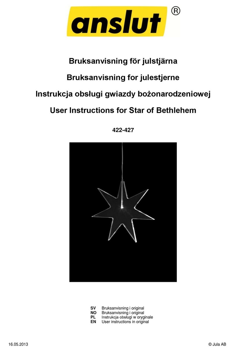 Ansult Star of Bethlehem User instructions