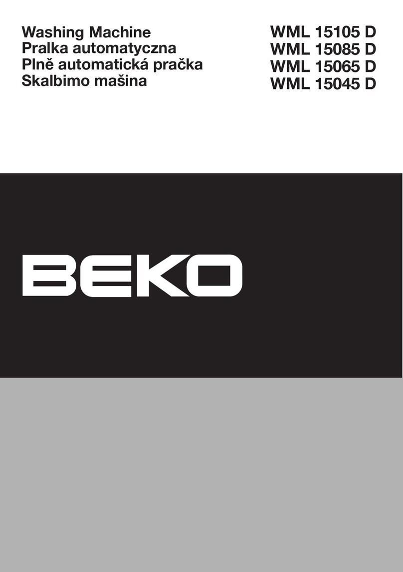Beko WML 15045 D User manual