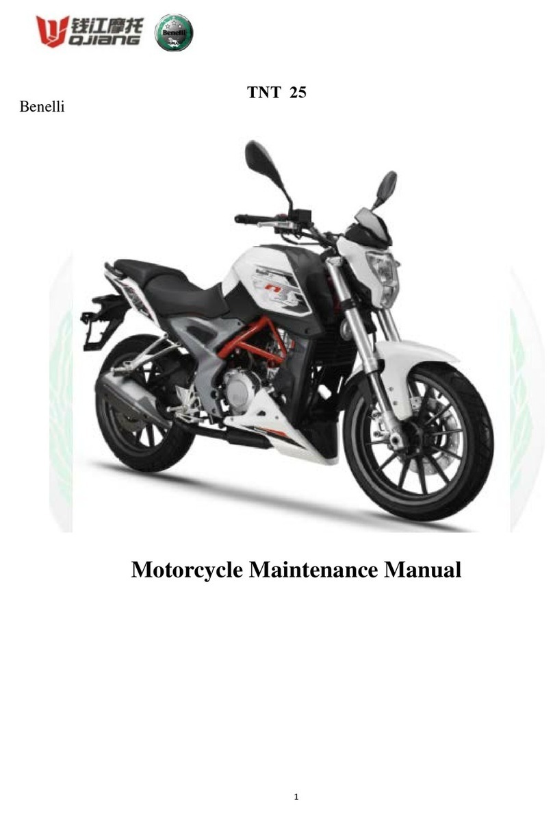 Benelli TNT25 User manual