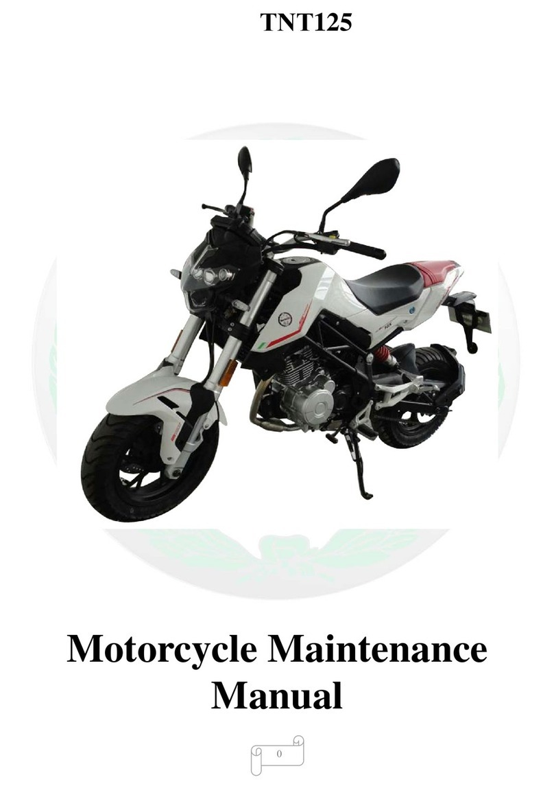 Benelli TORNADO NAKED TNT125 User manual