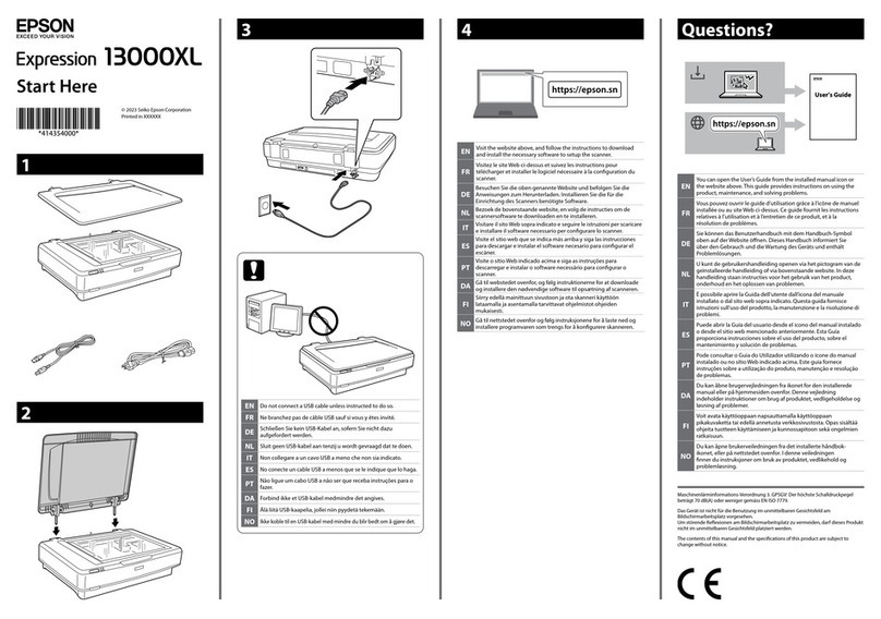 Epson Expression 13000XL Instruction Manual