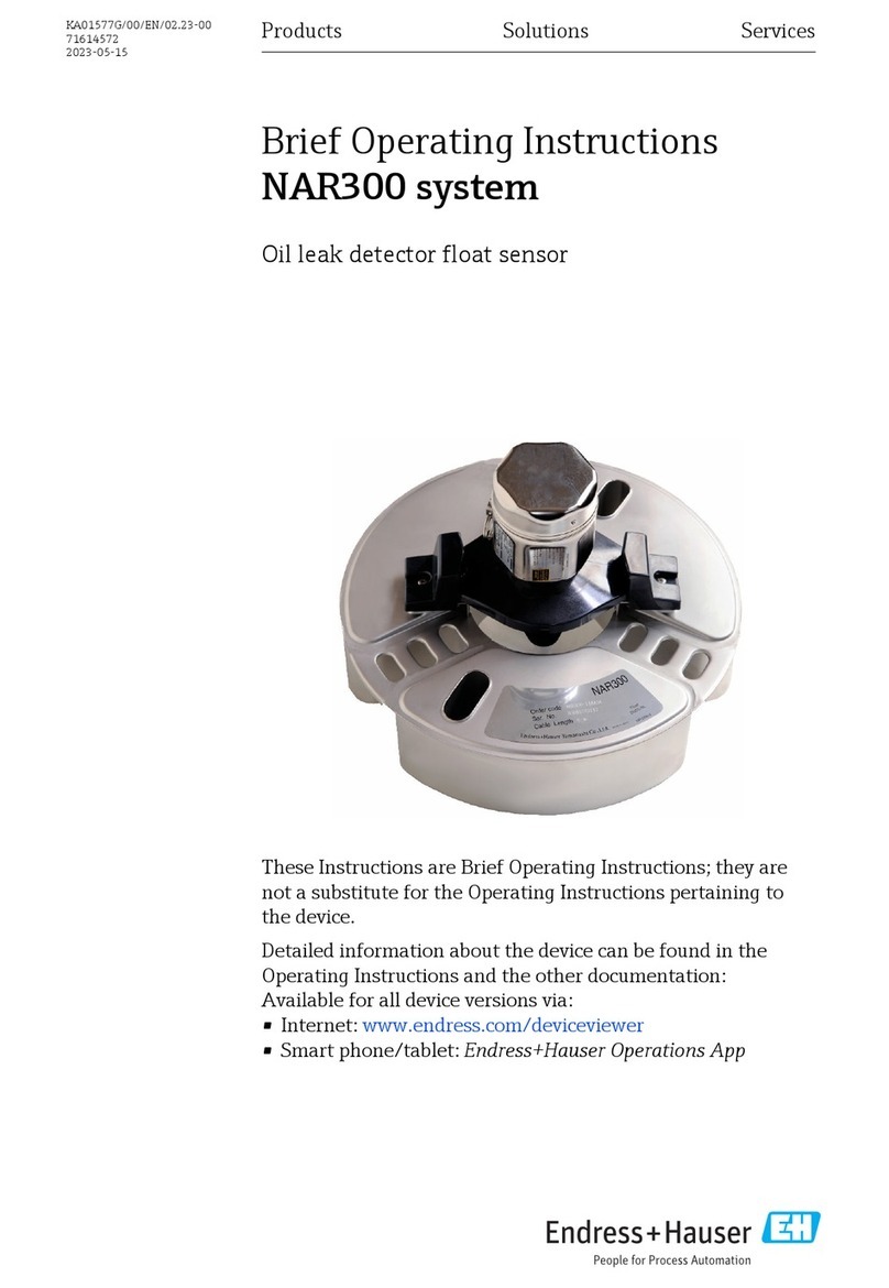 Endress+Hauser NAR 300 Technical specifications
