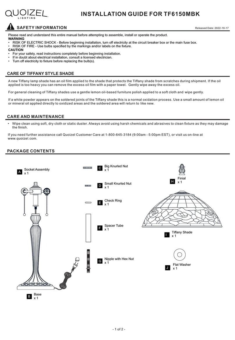 Quoizel TF6150MBK installation guide