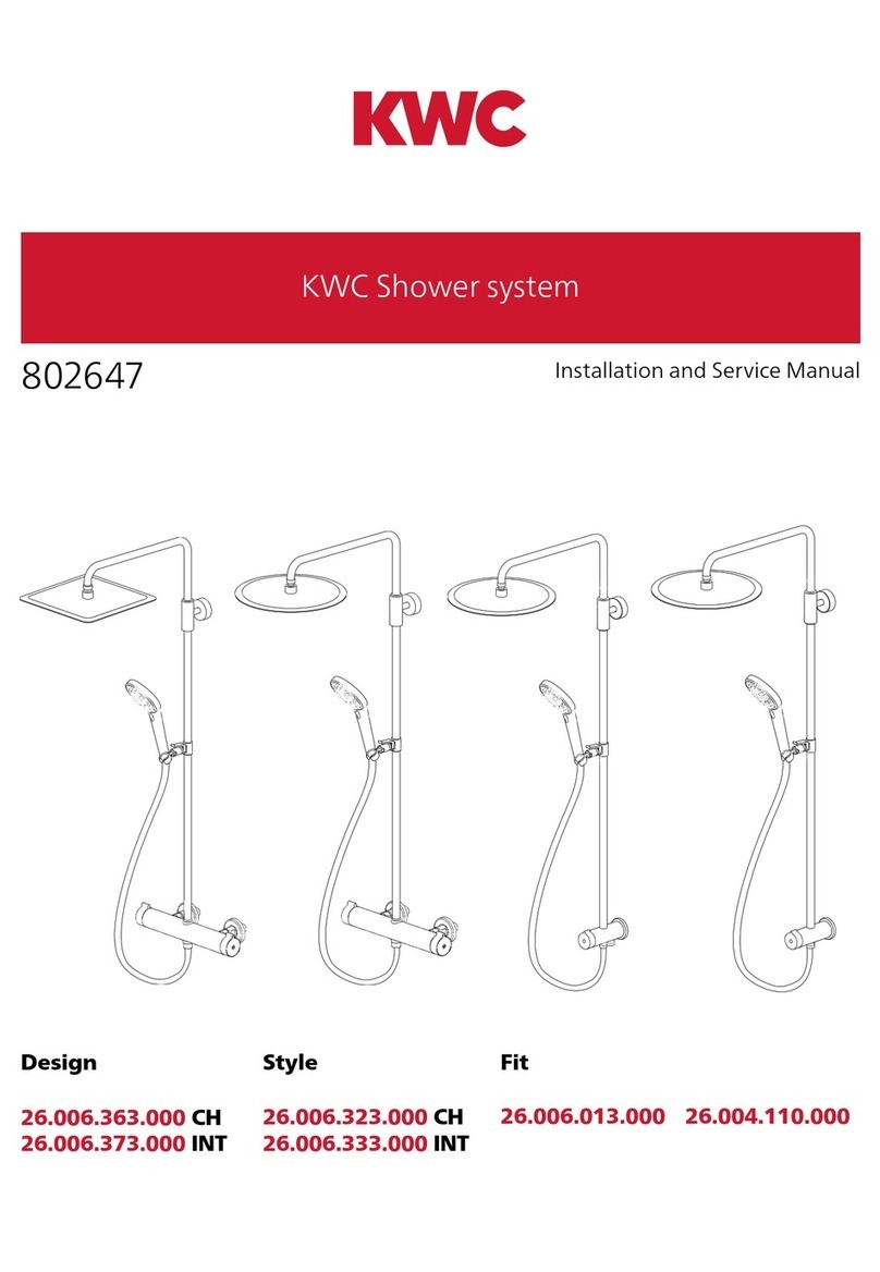 KWC Design 26.006.363.000 CH Installation and service manual
