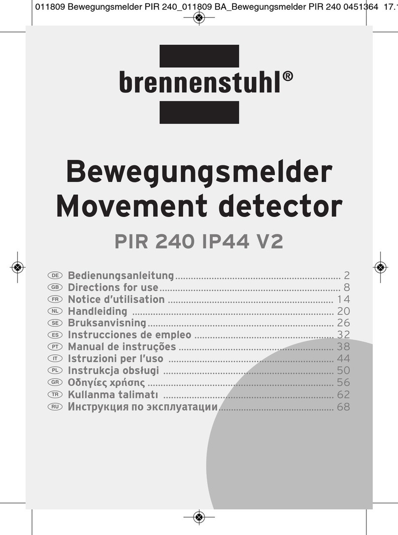 brennenstuhl PIR 240 IP44 V2 Manual