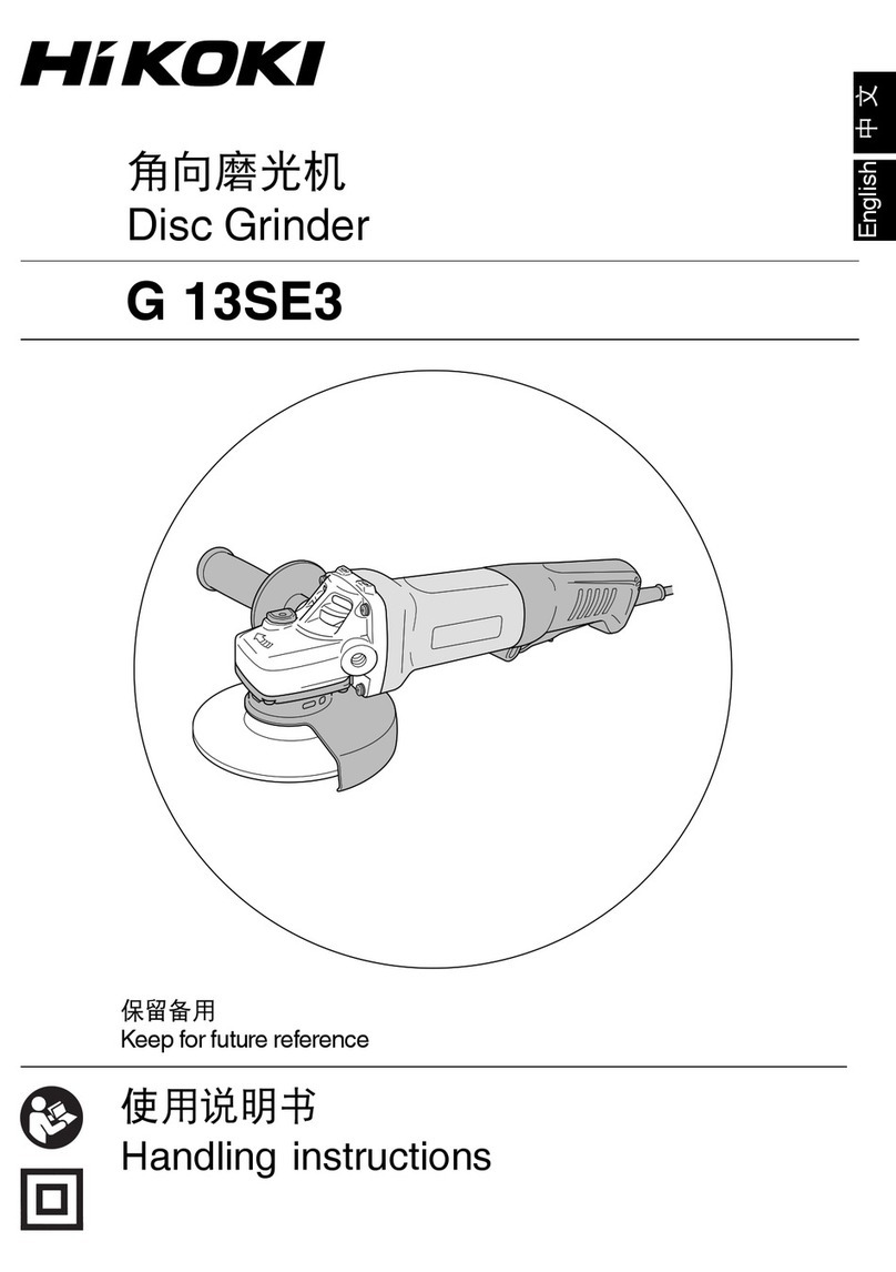 Hitachi G 13SE3 User manual