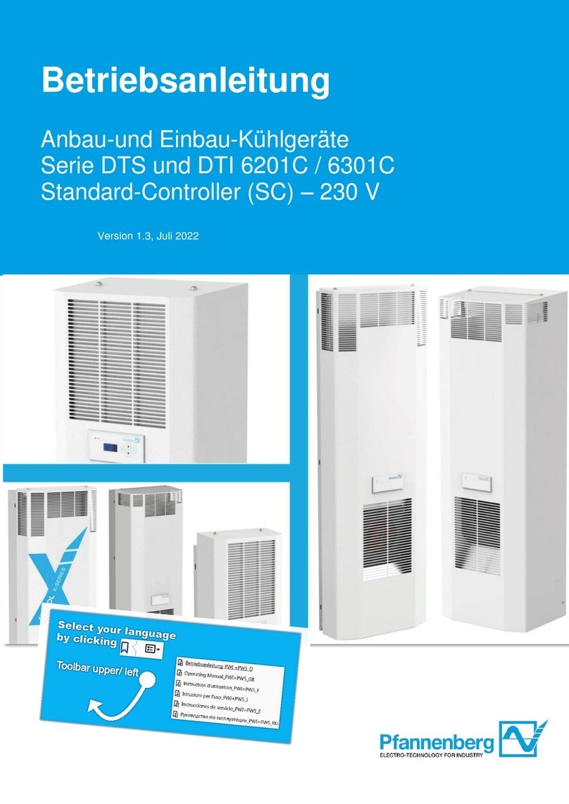 Pfannenberg DTS 6301C User manual