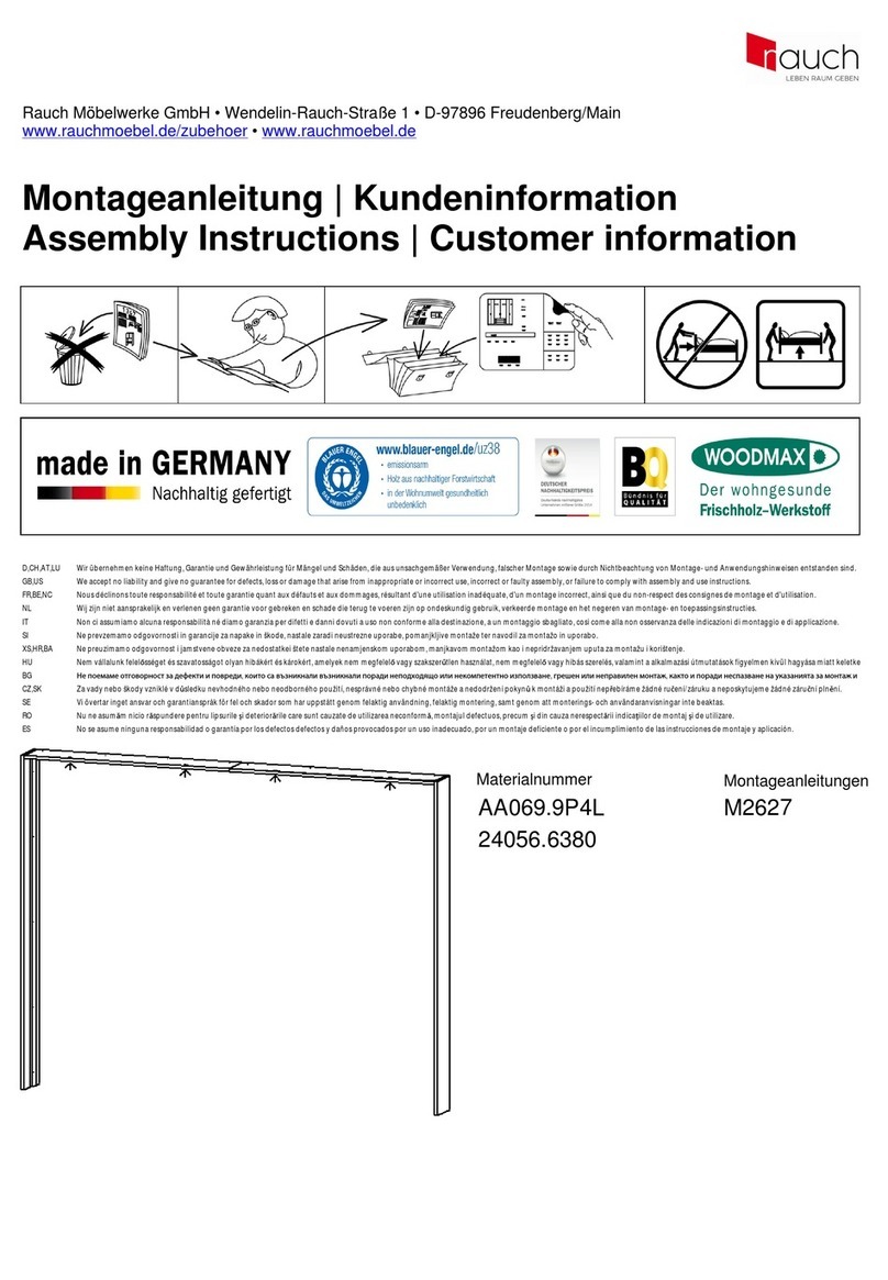 Rauch M2627 Assembly instructions