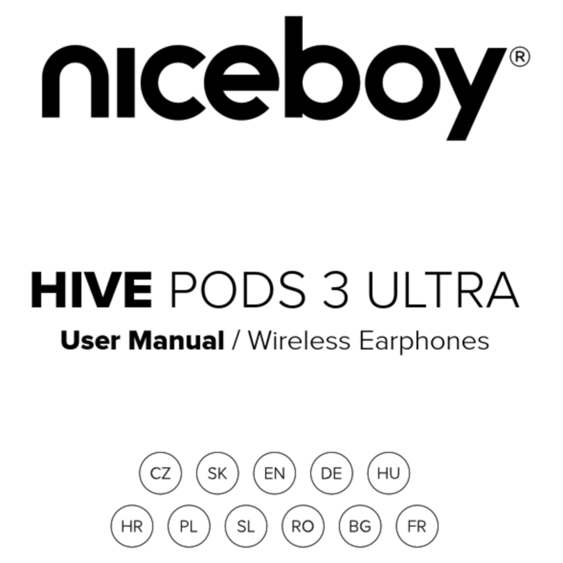 Niceboy HIVE PODS 3 ULTRA User manual