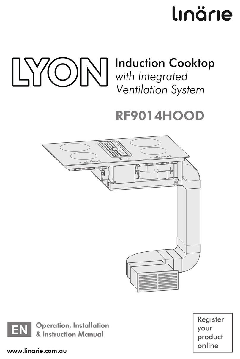 linarie LYON RF90I4FHOOD Operation & installation instructions linarie LYON RF90I4FHOOD Operation & installation instructions