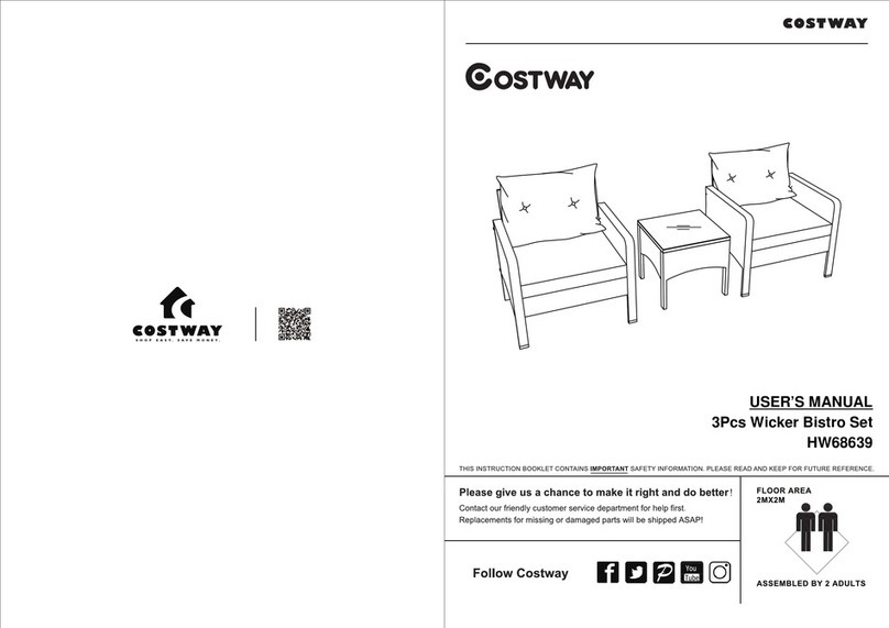 Costway HW68639 user manual