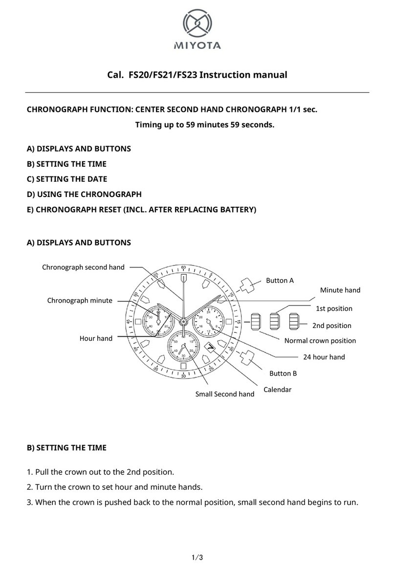 Citizen FS20 instruction manual