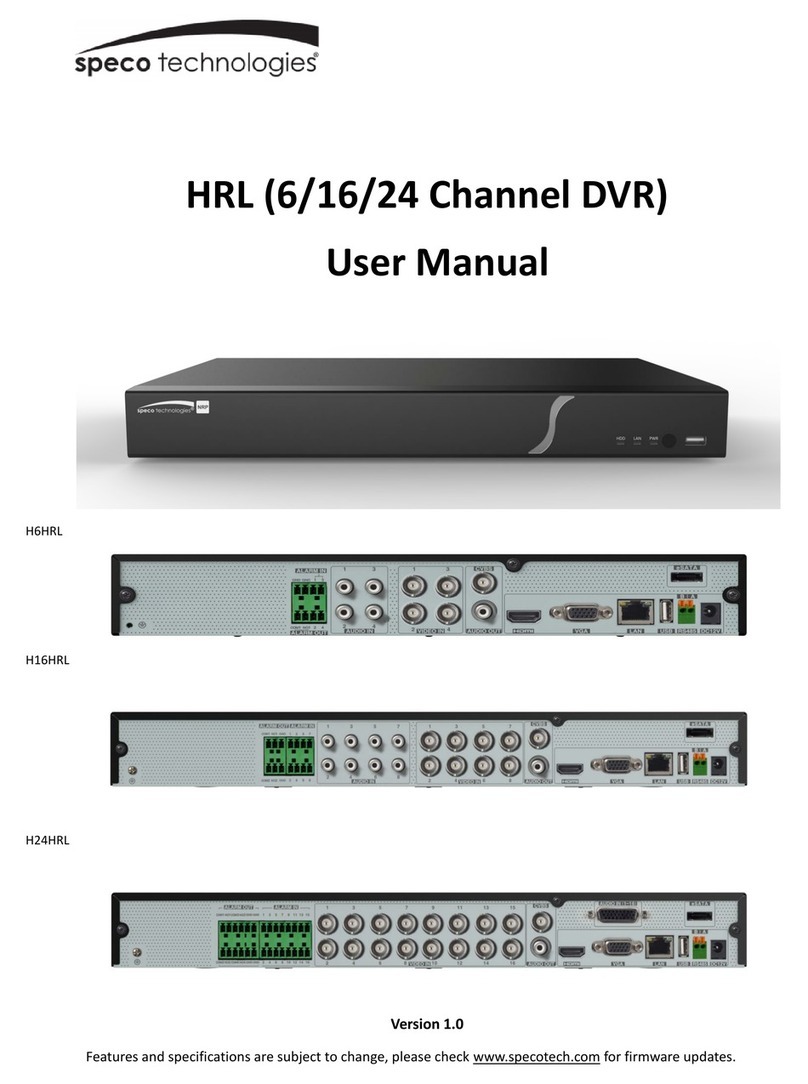 Speco H16HRL User manual