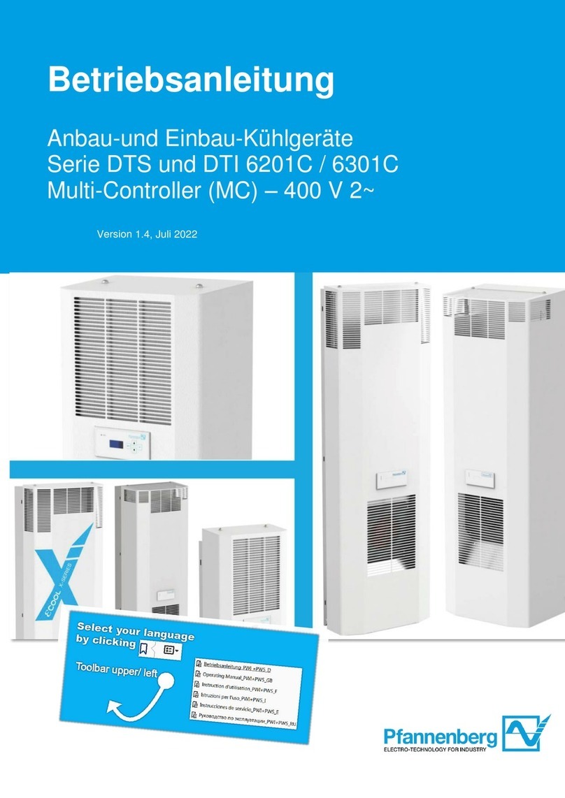 Pfannenberg DTS 6201C operating manual