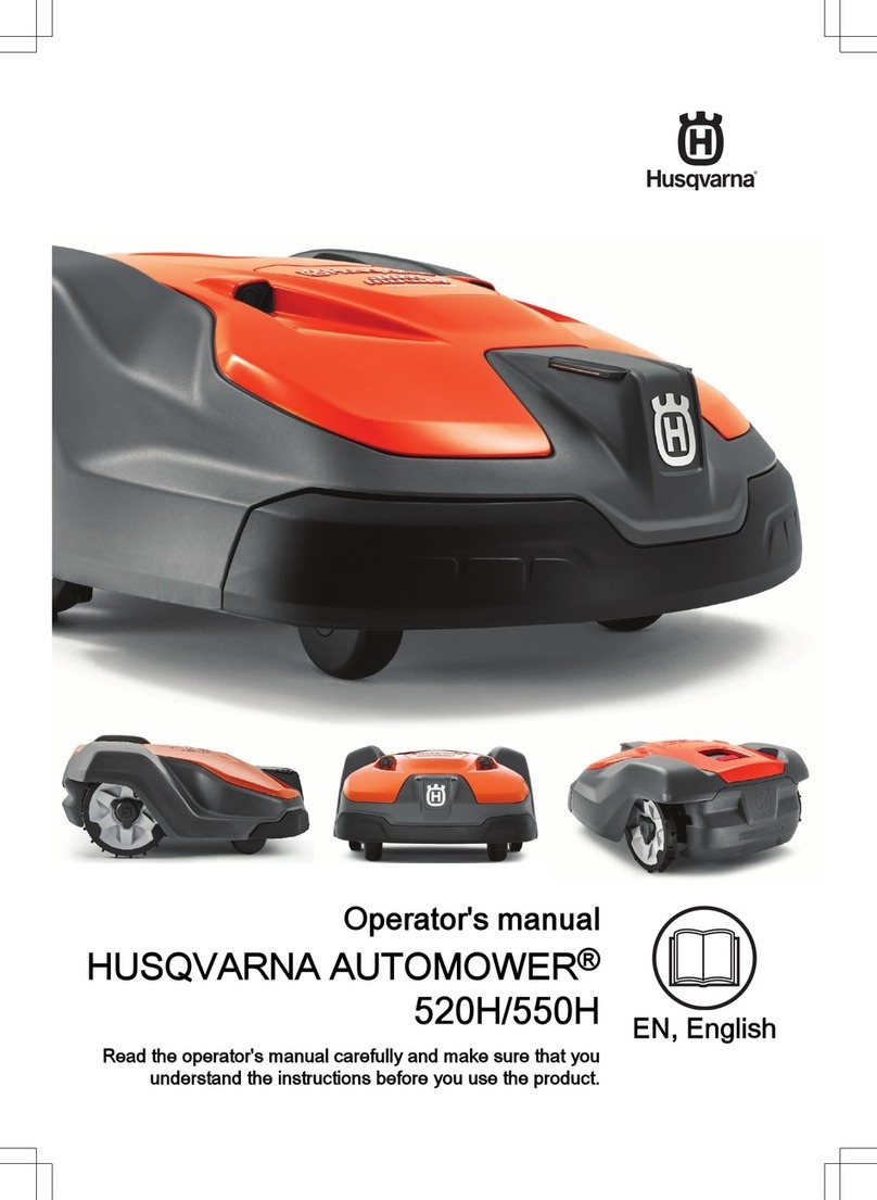 Husqvarna AUTOMOWER 550H User manual