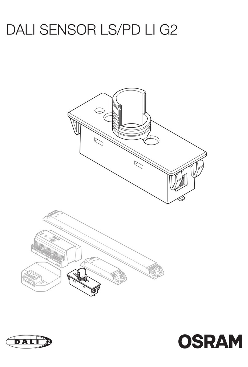 Osram DALI SENSOR LS/PD LI G2 User manual Osram DALI SENSOR LS/PD LI G2 User manual