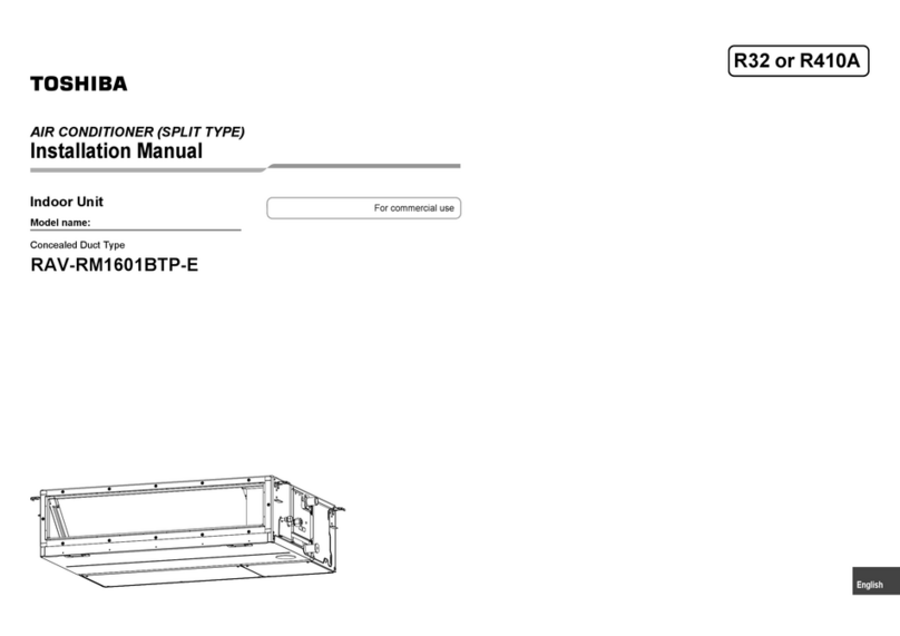Toshiba RAV-RM1601BTP-E User manual