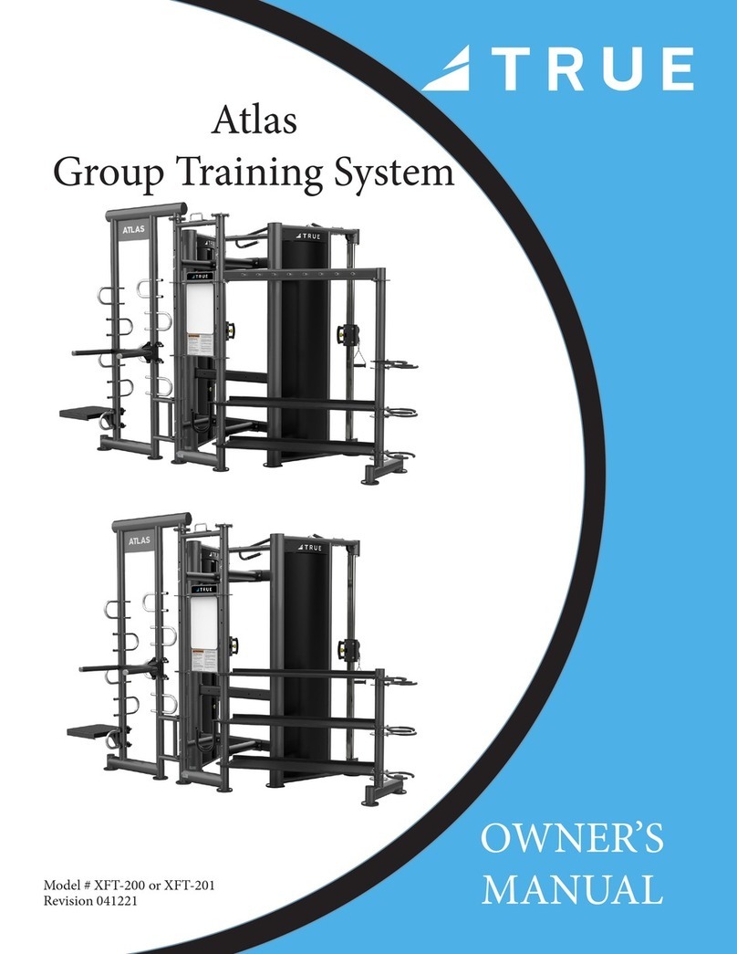 True Fitness Atlas XFT-200 owner's manual