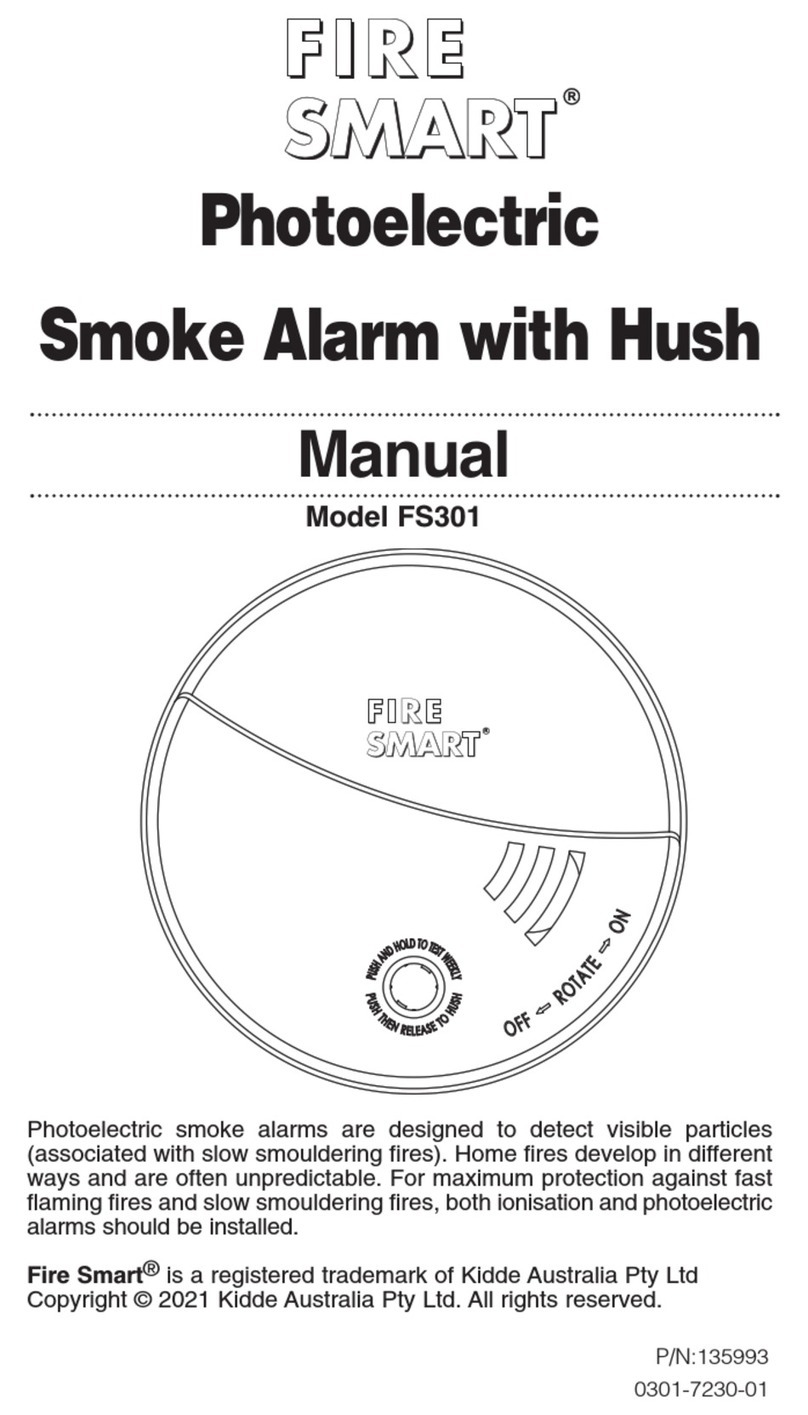 Kidde Fire Smart FS301 User manual