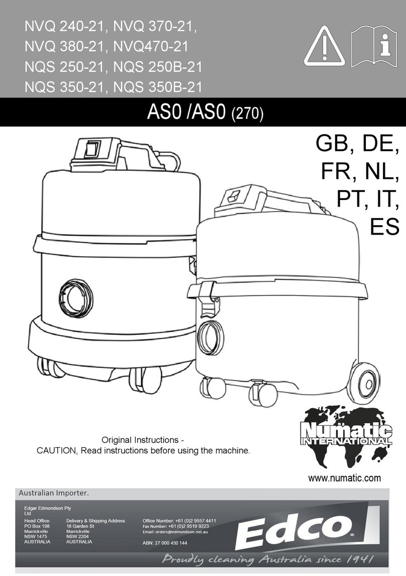 Numatic AS0 270 Original instructions