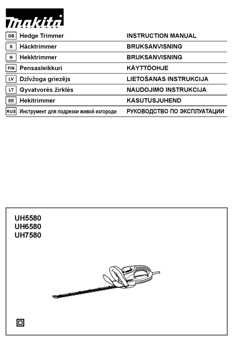 Makita UH6580 User manual Makita UH6580 User manual