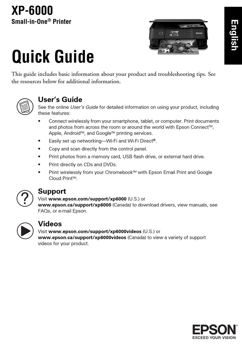 Epson XP-6000 User manual