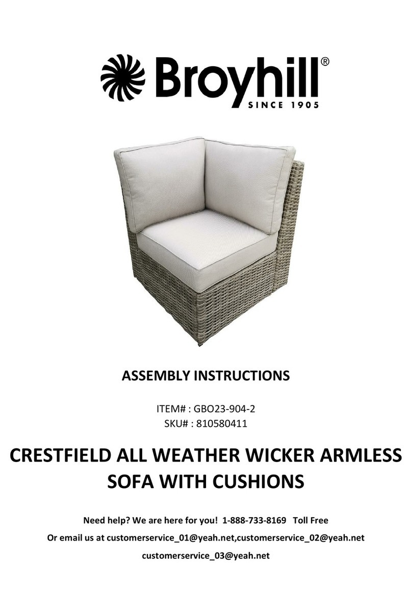 Broyhill CRESTFIELD GBO23-904-2 User manual
