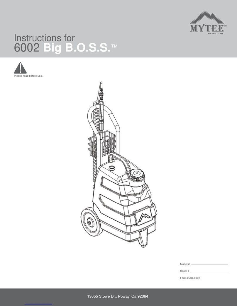 Mytee Big B.O.S.S. 6002 instructions