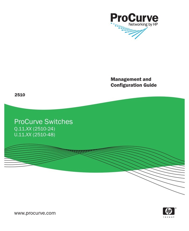 HP ProCurve 2510 User manual