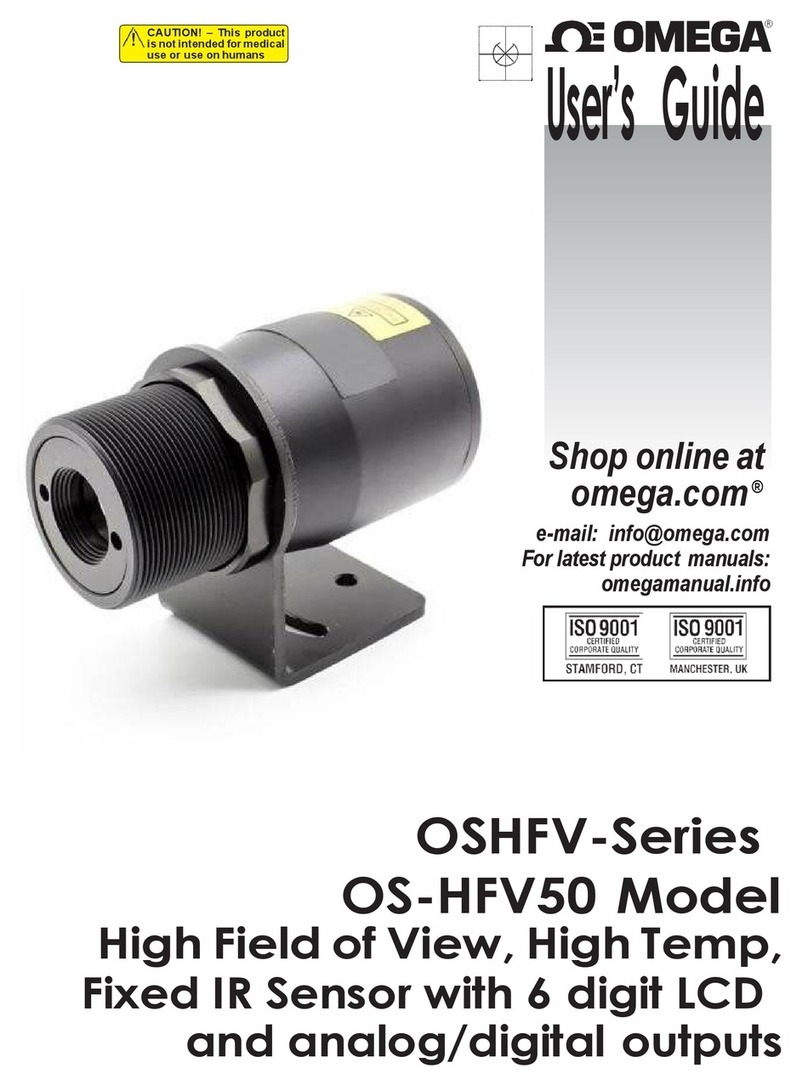 Omega OSHFV Series User manual