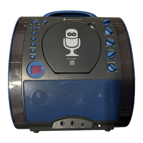 The Singing Machine SML363 User manual