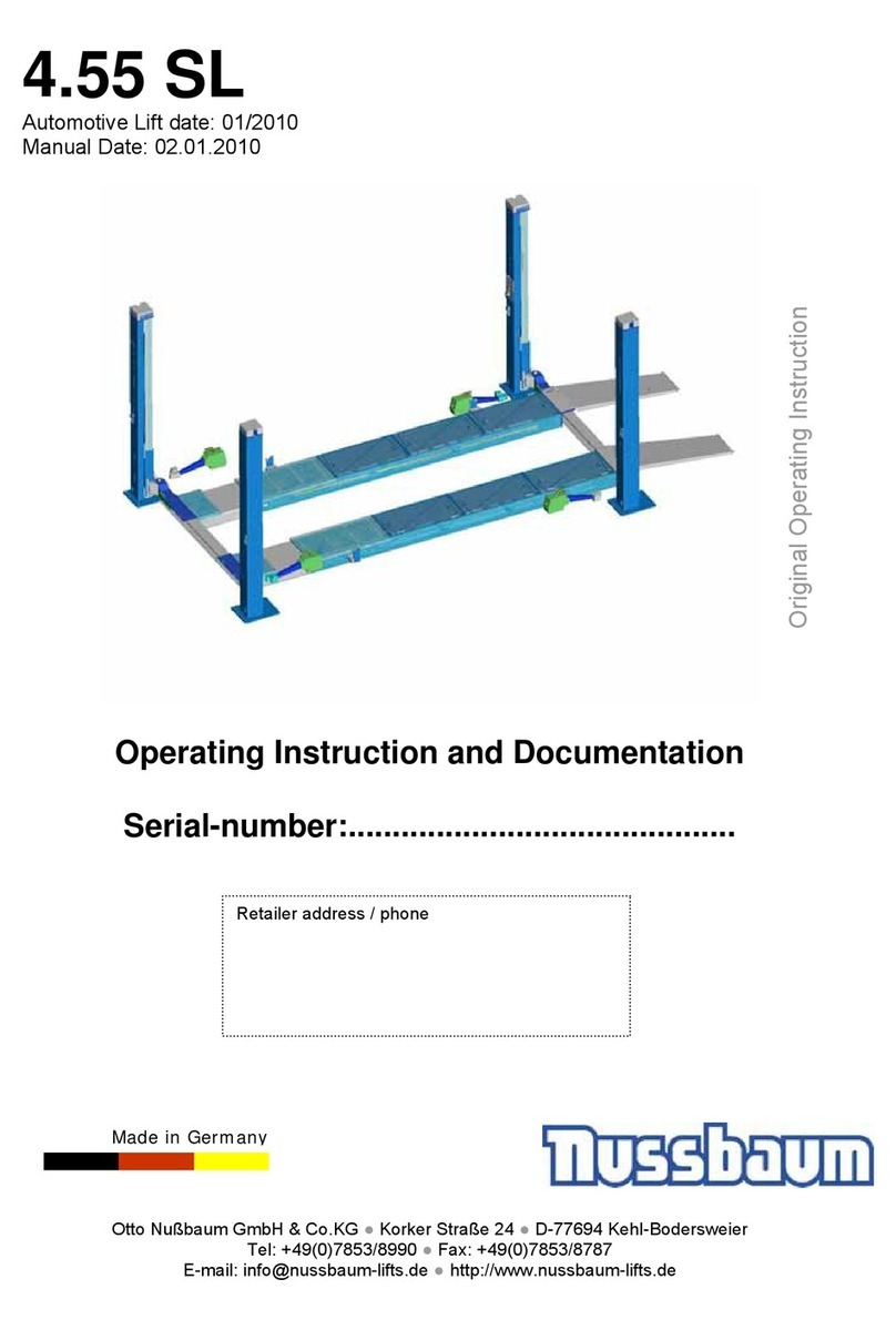 Nussbaum 4.55 SL Operating Instruction and Documentation
