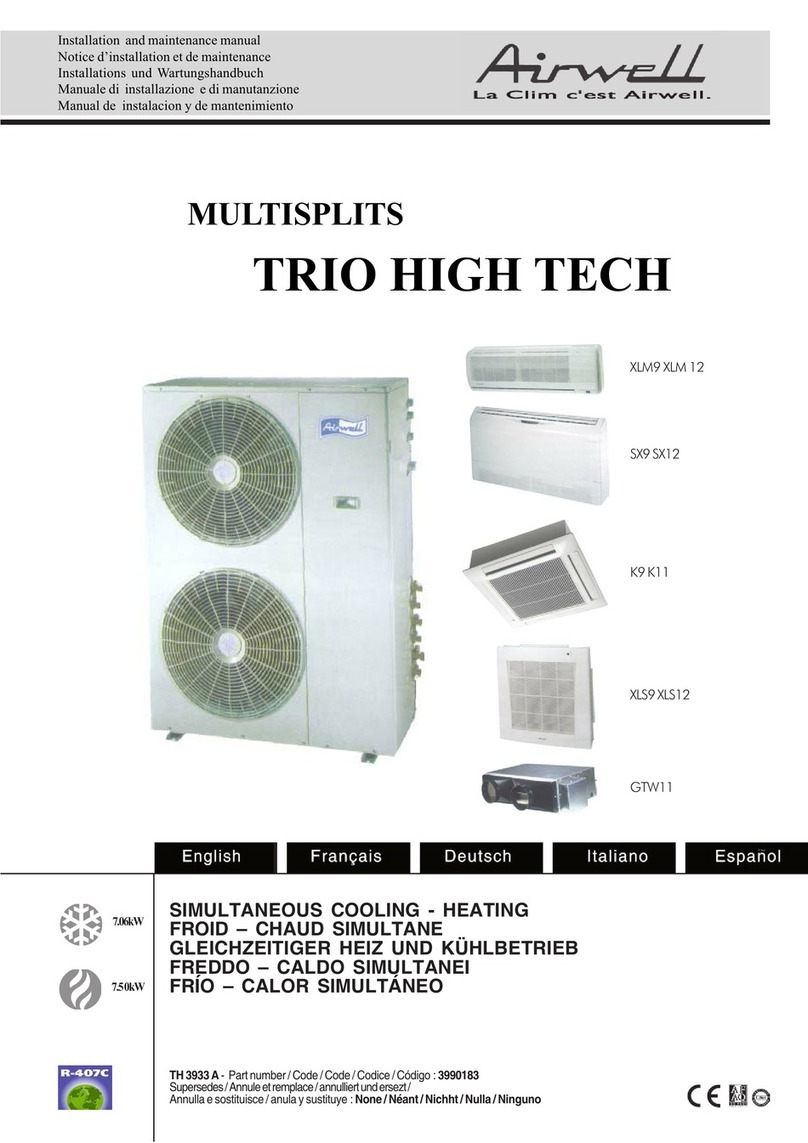 Airwell XLM12 Manual