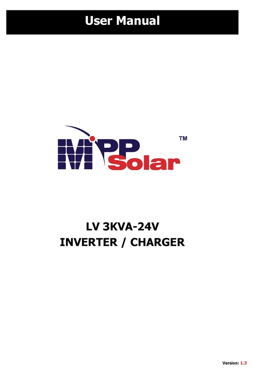 MPP Solar LV 3KVA-24V User manual