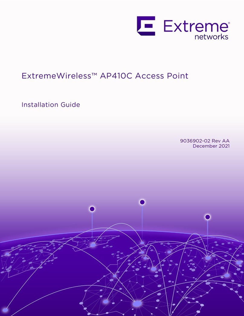Extreme Networks ExtremeWireless AP410C-1-WR installation guide