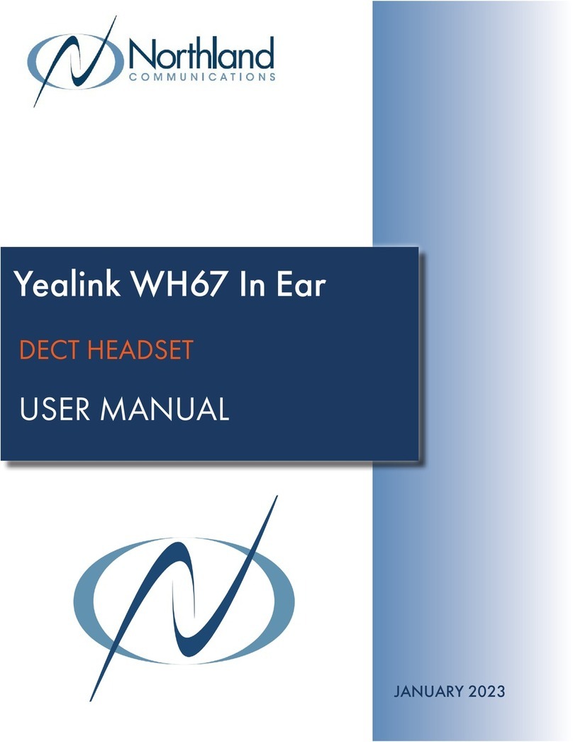 Yealink WH67 In Ear user manual Yealink WH67 In Ear user manual