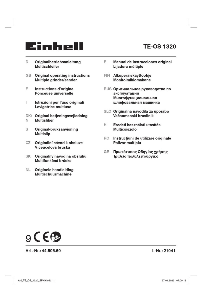 EINHELL TE-OS 1320 User manual