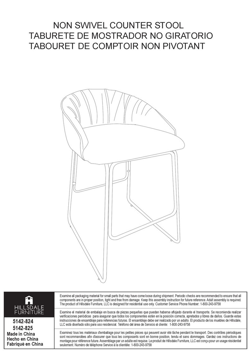 Hillsdale Furniture 5142-824 User manual Hillsdale Furniture 5142-824 User manual