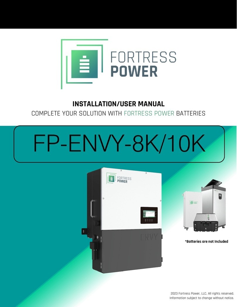 Fortress Power FP-ENVY-8K Installation & user manual