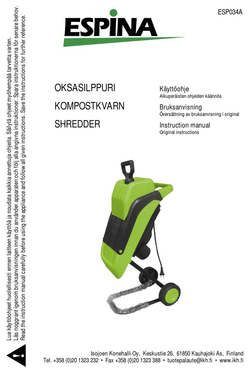 Espina ESP034A instruction manual
