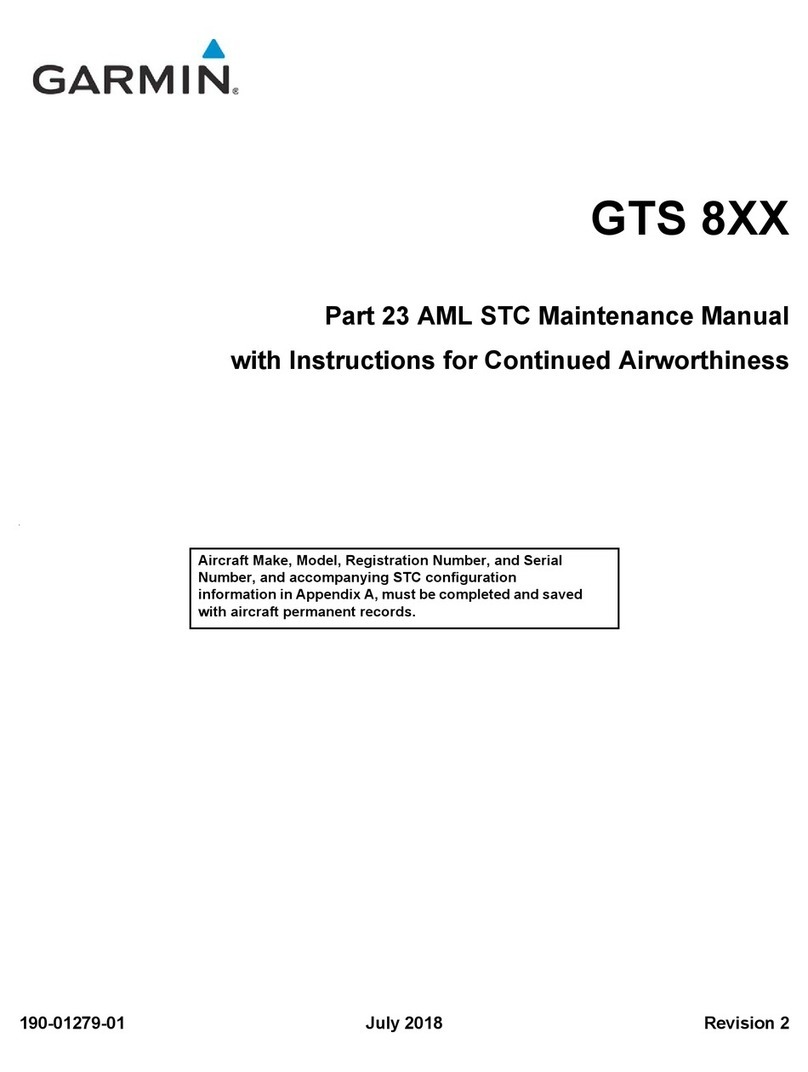 Garmin GTS 8 Series Maintenance manual